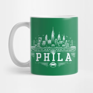 Phila Football Skyline Mug